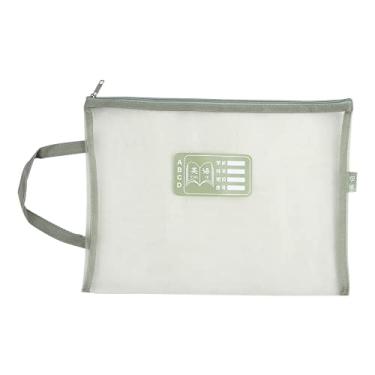 Imagem de Bolsa A4 para pasta de arquivos, camada dupla, simples, bolso para arquivos, presente de estudante, escritório escolar (camada única - nº 3)