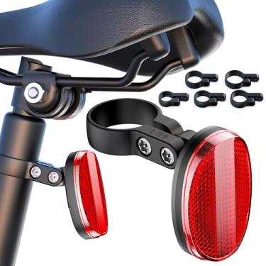 Imagem de DDJ Suporte de bicicleta atualizado para Apple AirTag e Moto Tag, refletores ocultos de bicicleta, suporte de etiqueta de ar, à prova d'água, antifurto, rastreador GPS com parafusos e ferramentas