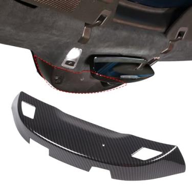 Imagem de Acabamento da capa da base do espelho retrovisor interno compatível com Chevy Corvette C7 2014 2015 2016 2017 2018 2019, acessórios interiores de carro, acabamento da base do espelho retrovisor de