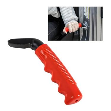 Imagem de MTRPS Maçaneta de porta de carro para idosos, trava de porta multifuncional bengala com aderência antiderrapante, dispositivo auxiliar de alça de suporte de veículo portátil para ajudar a sair