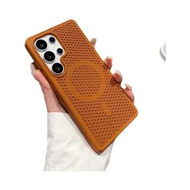 Imagem de Capa Luxuosa Para Samsung S25 S24 S23FE S22 Ultra plus Com Dissipação 