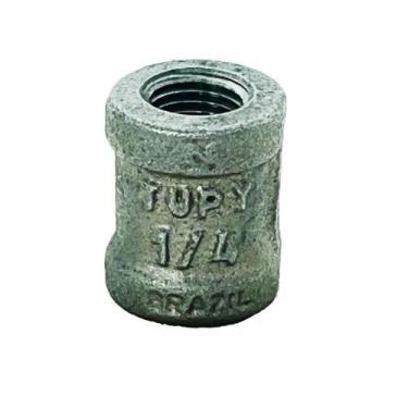 Imagem de Luva Tupy 1/4" NPT Média Pressão Classe 150 LBS, 1