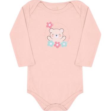 Imagem de Body manga longa bebe 13478 kiko e kika - Kiko baby, Salmão claro, G