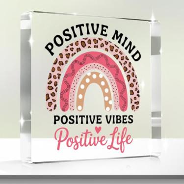 Imagem de Placa decorativa acrílica presentes para homens e mulheres, decorações de mesa para mãe, pai, avó amigas (quadrado2073)