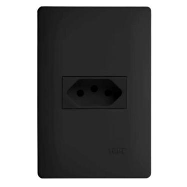 Imagem de Conjunto Fame Habitat Black - Tomada 2p+t 20a