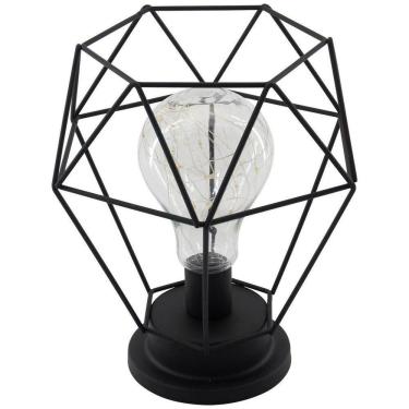 Imagem de Luminária Vintage Decoração Industrial Luz De Led Amarela
