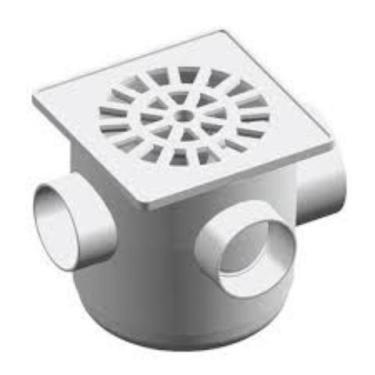 Imagem de Caixa sifonada quadrada 100x100x50 - herc