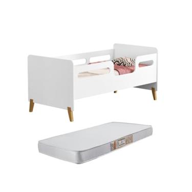 Imagem de Mini Cama Infantil Cecília com Colchão. (Branco)