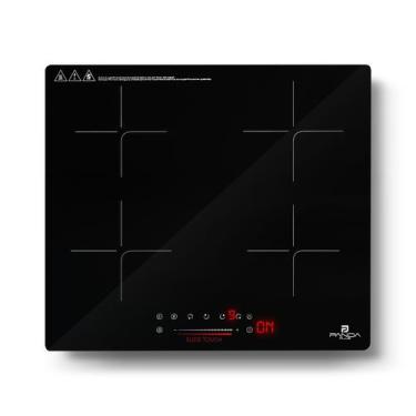 Imagem de Cooktop Indução 4 Bocas PandaPlus 7000W Turbo Preto 220V Vitrocerâmico