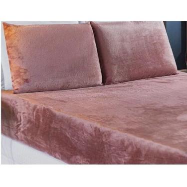 Imagem de Lençol De Plush casal Padrão Mantinha Soft Com Fronha 3Pçs - BORGON, R