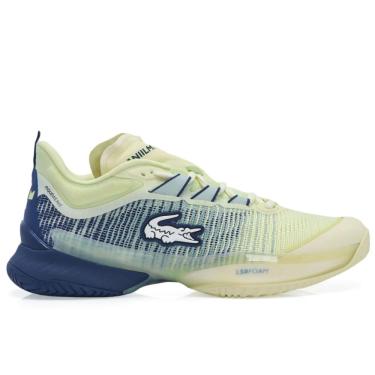 Imagem de Tênis Lacoste AG-LT23 Ultra X Daniil Medvedev Clay Amarelo e Marinho-39