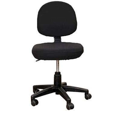 Imagem de Estink Capa de Cadeira Elástica 2 Unidades, Capas Universais Macias e Laváveis para Sala de Jantar, Sala de Estar e Escritório Com Material Antirrugas (BLACK)