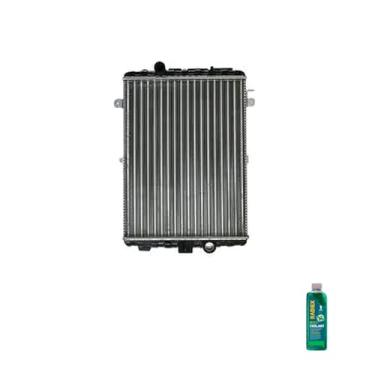 Imagem de Kit Radiador VW Gol e Parati 95> com Aditivo Radiador Radiex R1882 Verde