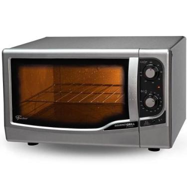 Imagem de Forno Elétrico Gourmet Grill Autolimpante 44 Litros Fischer, Prata, 22