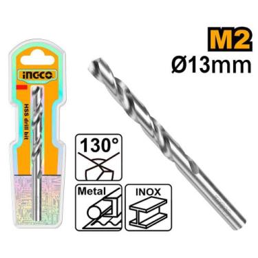 Imagem de Broca Helicoidal HSS M2 8MM X 117MM Alto Desempenho INGCO