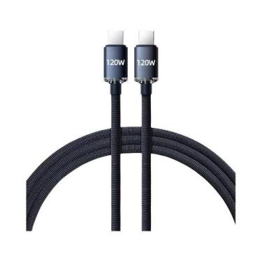 Imagem de Cabo Carregador Rápido USB C De 120W Super PD Tipo C Para iPhone 15 16
