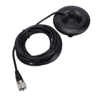 Imagem de Fabater Base de Antenas Magnéticas Com Forte Poder de Retenção para Rádios Marítimos CB GMRS, Instalação Rápida para Veículos de Metal, Cabo Coaxial RG58, para Entusiastas de Rádio Amador