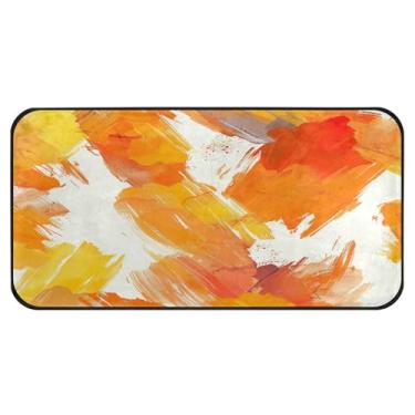 Imagem de STAYTOP Tapetes de cozinha de grafite colorido artístico, tapetes acolchoados antiderrapantes laváveis de poliéster antifadiga conforto alpendre tapete de chão capacho decoração de casa de fazenda 39