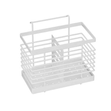 Imagem de 1/2 pçs rack de talheres de aço inoxidável pauzinhos e colher organizador de utensílios de cozinha acessórios de cozinha fácil de limpar design portátil adequado para armazenamento de utensílios de