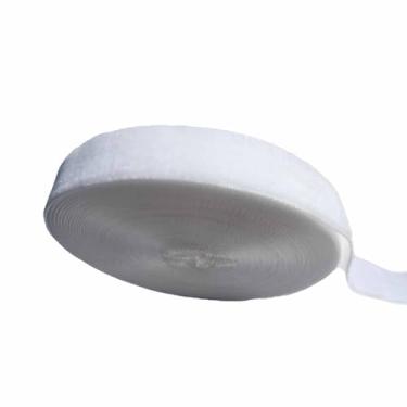 Imagem de FAYADA Fita de veludo branca vintage de 10 metros para árvore de Natal, embrulho de presente, buquê de flores, decorações de guirlanda, fabricação de laço, costura (branco, 1,5 cm)