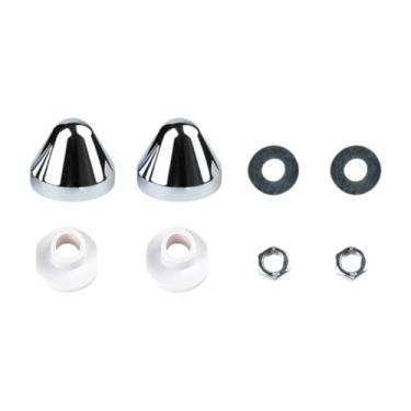 Imagem de Ｂｅｓｇａ Parafusos de Reposição para Vasos Sanitários Suspensos, Peças para Bidês, Ferragens de Montagem para Casa, Hotel E Acessórios de Banheiro, Prata, Tamanho real