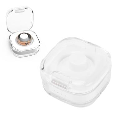 Imagem de GOWENIC Estojo de Carregamento de Anel Inteligente, Carregamento Magnético de 200mAh Com Indicadores para Anéis Inteligentes R02 R03 R06 R11M R8 H01 SR05 (WHITE)