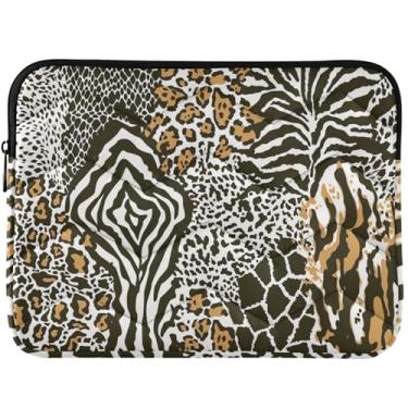 Imagem de Capas de animais selvagens leopardo lindas capas para notebook acessórios de computador universais 14 capa para laptop 13 polegadas