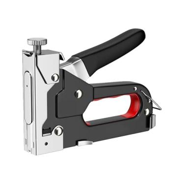 Imagem de Grampeador de Construção,Ferramenta Manual Ajustavel | Grampos para Estofar Tecido e,Para Estofaria Carpintaria Portas Telas Construcao Artesanato Tapete