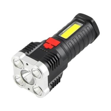 Imagem de Lanterna De Camping Recarregável De Alta Potência 5LED Com 3 Modos E L