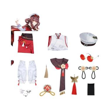 Imagem de Fantasia De Cosplay Genshin Impact 2025 Lantern Rite Hu Tao Hutao Xian