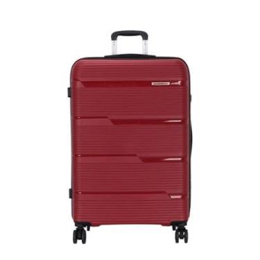 Imagem de Mala Grande 32Kg Polipropileno Com Rodas Giro 360º Acapulco Polo King VINHO G-Unissex