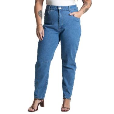Imagem de Calça Jeans Sawary Plus Size Mom - 281896 - INDIGO 52-Feminino