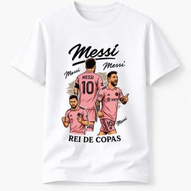 Imagem de Camiseta Masculina Estampada Futebol Rei de Copas Algodão Premium Casu