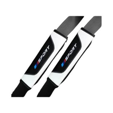 Imagem de Capas De Cinto De Segurança De Fibra De Carbono Para Carro 2 Peças Par