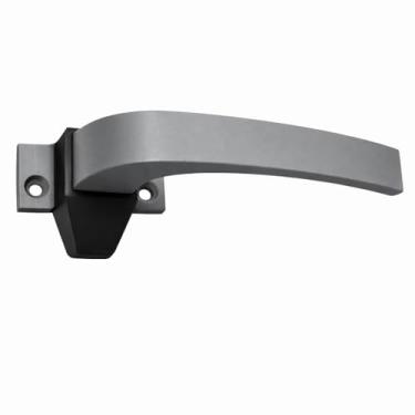 Imagem de Fecho Alavanca Puxador Maxim-Ar Frontal 1018/3, Sobrepor, Alumínio, Compatível com Linhas 20/25/30, com Parafusos (Fosco)