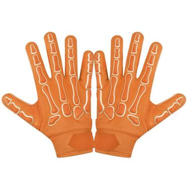 Imagem de Guantes de Fútbol Americano Juvenil Glorious Traders Naranja XL - Marc