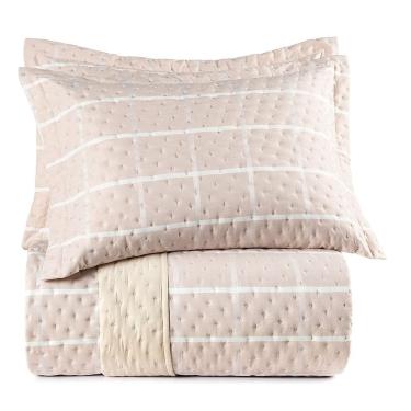 Imagem de Jogo de Colcha King 3 Peças Altenburg Ultrawave  Chess Bege