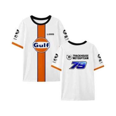 Imagem de Camiseta Masculina De Secagem Rápida Com Estampa 3D De Corrida De Moto