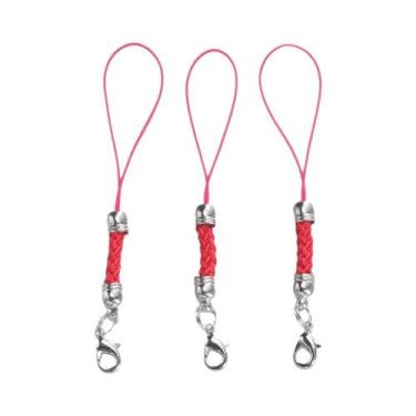 Imagem de Corda Para Chaveiro DIY Com Fecho Lagosta, Argolas De Ligação, Cordão 