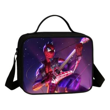 Imagem de Lancheira Termica Escolar Estampa Infantil Diversas Menino Super Heroi