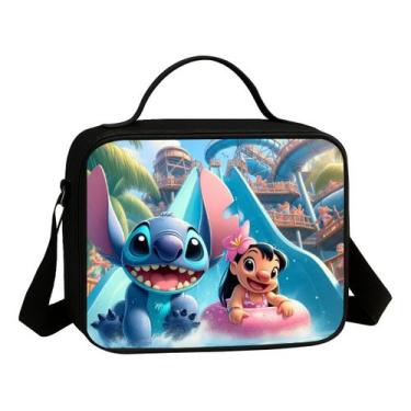Imagem de Lancheira Termica Escolar Avulsa Estampa Infantil Menina Lilo Ohana Fa