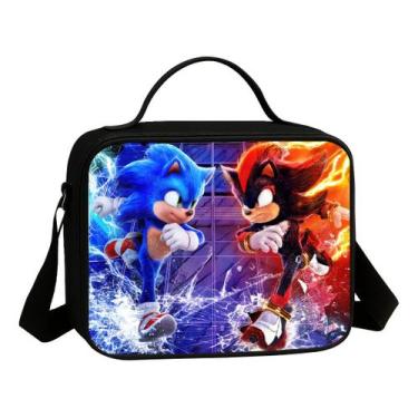 Imagem de Lancheira Termica Escolar Infantil Estampa Menino Game Corrida Soni La