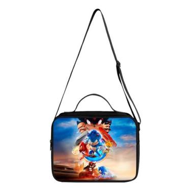 Imagem de Lancheira Termica Escolar Infantil Estampa Menino Game Corrida Soni La