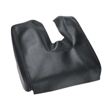 Imagem de Tampa do console central automotivo apoio de braço capa protetora capa de couro para Toyota Tundra 2014-2021 CA