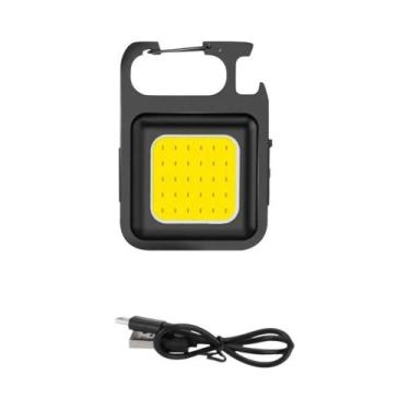 Imagem de Mini Lanterna COB Para Chaveiro Super Brilhante, Luz Portátil Com Ímã,