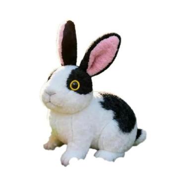 Imagem de Brinquedo De Pelúcia Mini Coelho Realista De 16CM, Kawaii, Com Orelhas