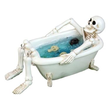 Imagem de Vaso de plantas, suportes de jardim - decoração de vaso de flores de resina de cacto esqueleto, artesanato de escultura para centro de mesa, mesa de mesa interna