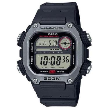 Imagem de Relógio CASIO masculino digital preto DW-291H-1AVDF