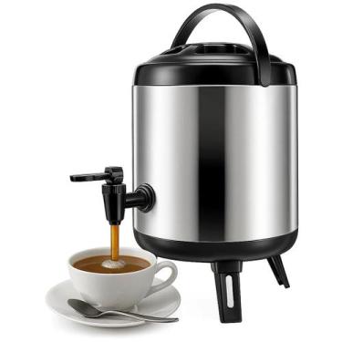 Imagem de Garrafa Térmica Botijão Café 5 Litros Inox Água Quente Frio Yab