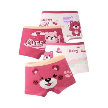 Imagem de Conjunto De Roupa Íntima De Verão Para Meninas, Pacote Com 4 Peças, Ca